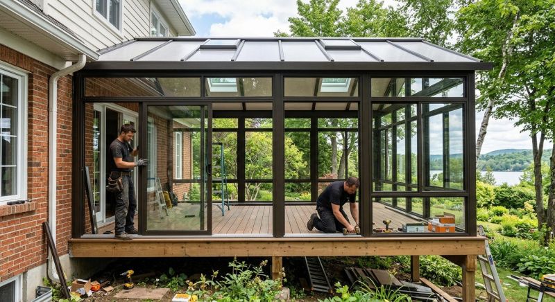 Four Season Room Installation in Charlotte, NC