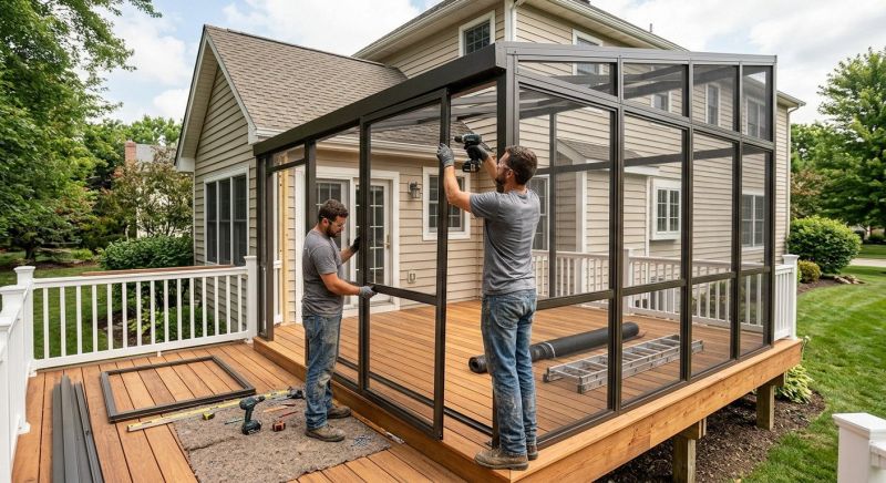 Deck Enclosure Construction in Charlotte, NC