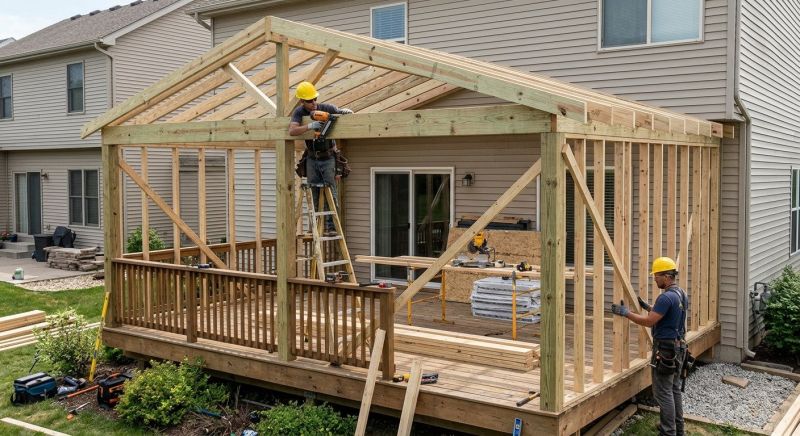 Deck Enclosure Installation in Charlotte, NC