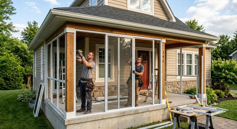 Enclosed Porch Construction in Seattle, WA