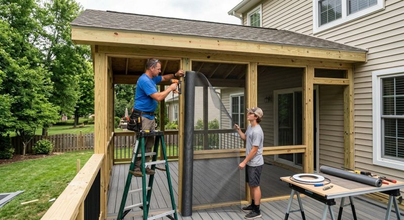 Enclosed Porch Installation in Cincinnati, OH