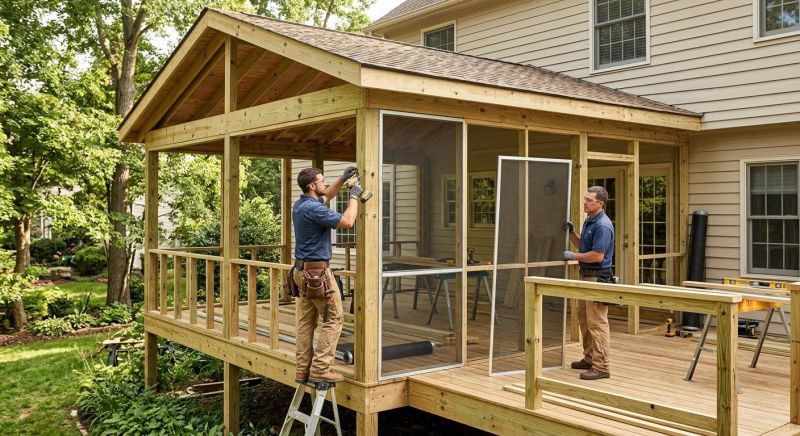 Enclosed Porch Installation in Boulder, CO