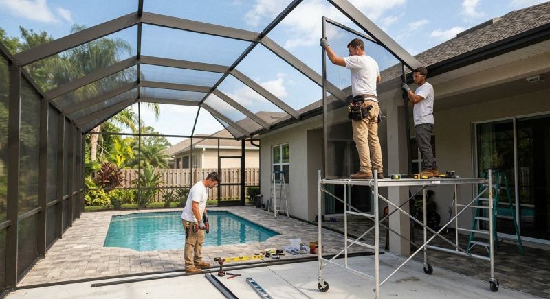 Lanai Enclosure Installation in Charlotte, NC