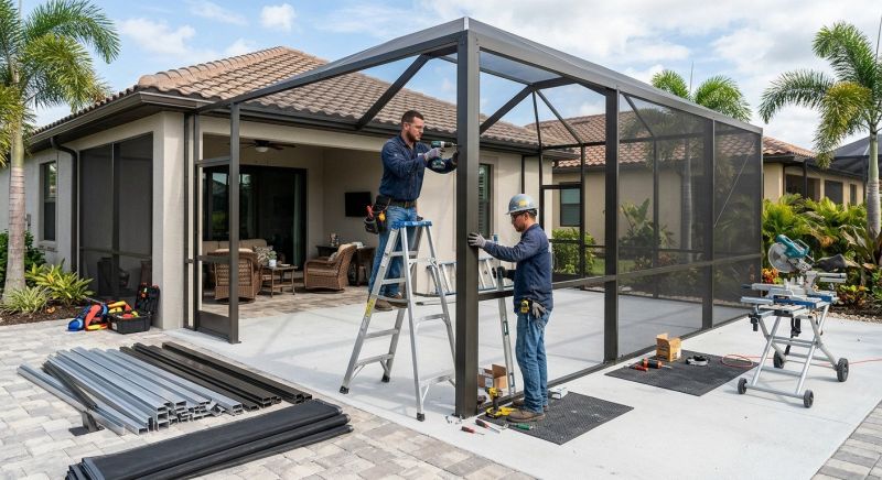 Lanai Enclosure Installation in Longmont, CO