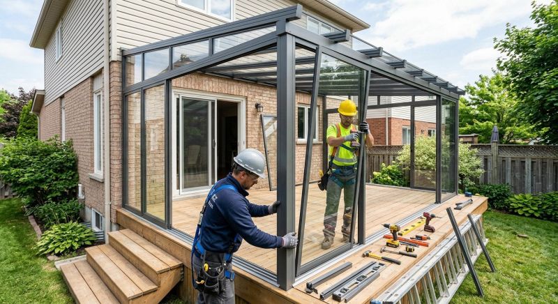 Lanai Enclosure Installation in Boulder, CO