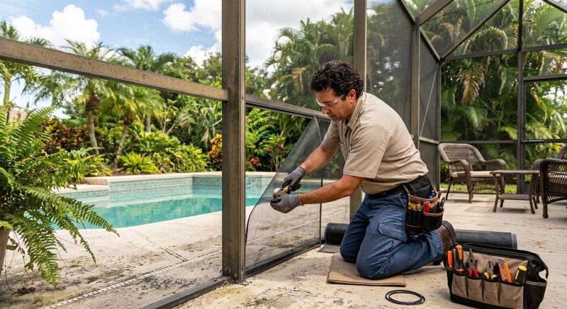 Lanai Enclosure Repair in Knoxville, TN