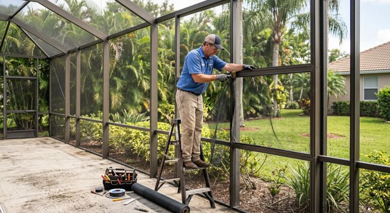 Lanai Enclosure Repair in Knoxville, TN