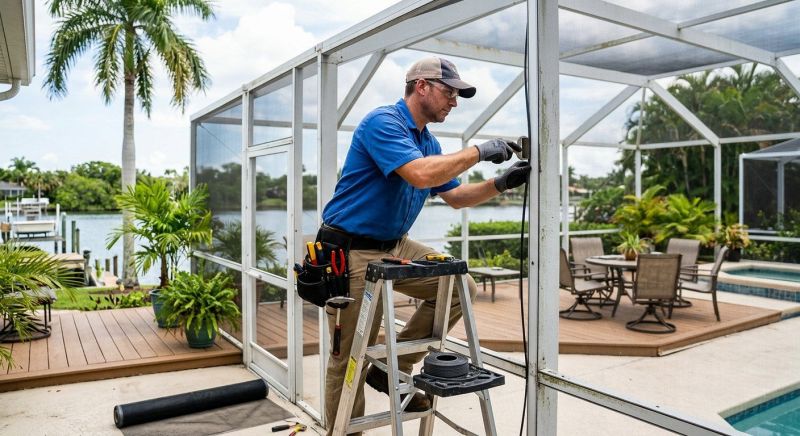Lanai Enclosure Repair in Knoxville, TN
