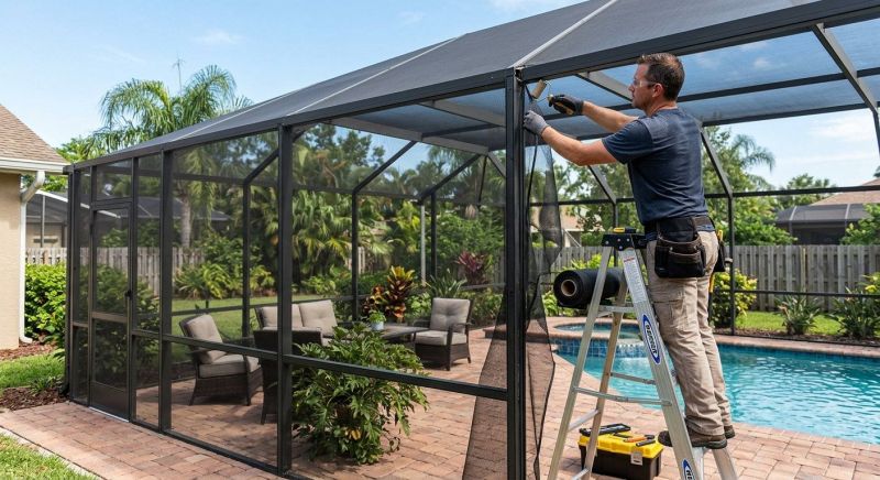 Lanai Enclosure Repair in Austin, TX