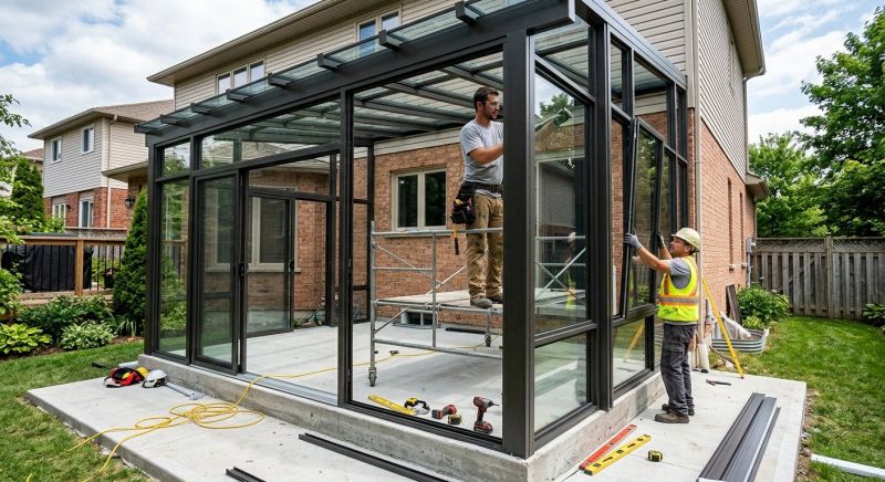 Patio Enclosure Installation in Longmont, CO