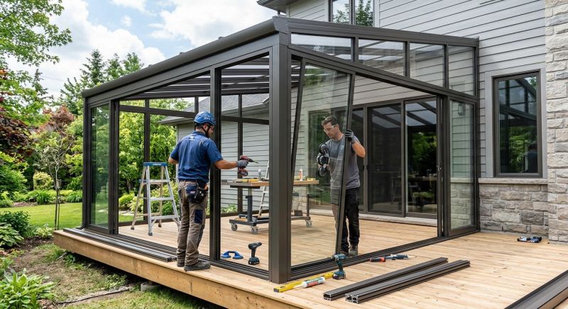 Patio Enclosure Installation in Asheville, NC