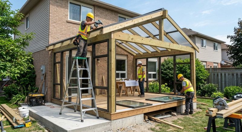 Sunroom Addition Construction in Knoxville, TN